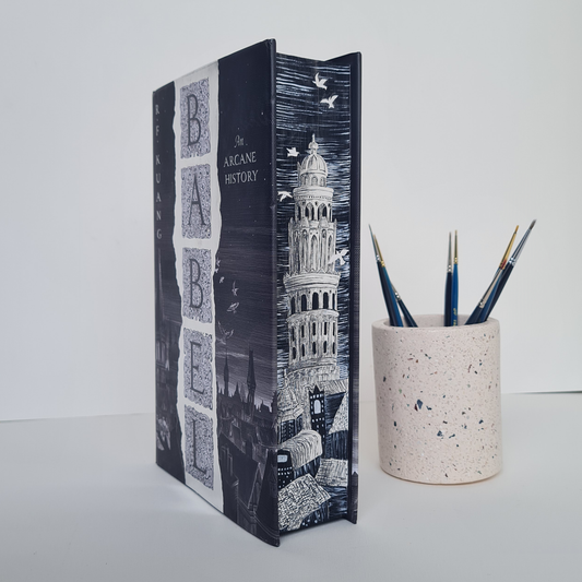 Pre-Order - Babel by R F Kuang Hand Painted Custom Fore Edge Book